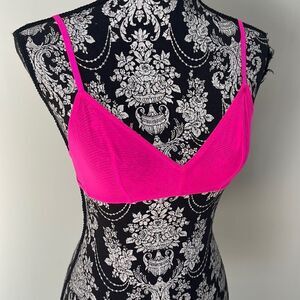 DKNY Hot Pink Bralet . NEW
